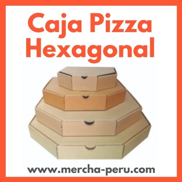 Caja Pizza Hexagonal