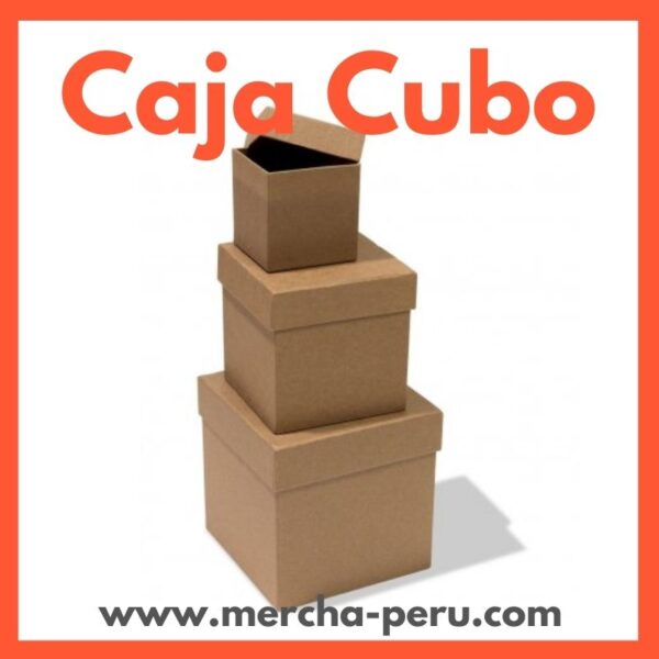 Caja de Cartón tipo Cubo 15x15x15cm