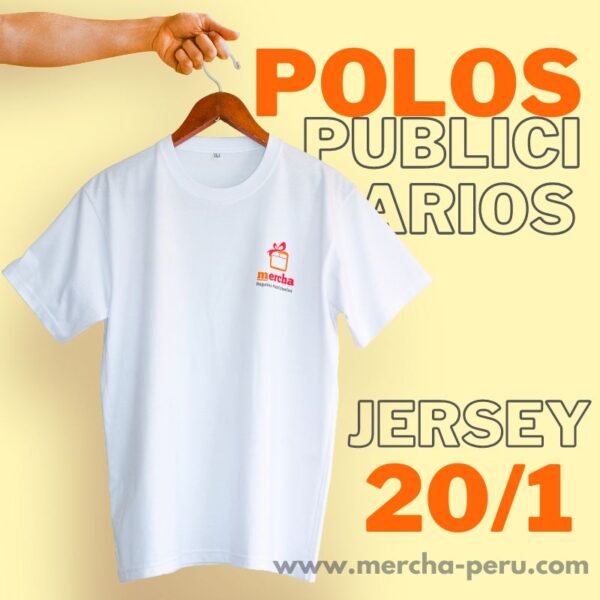 Polos Publicitarios Jersey 20/1