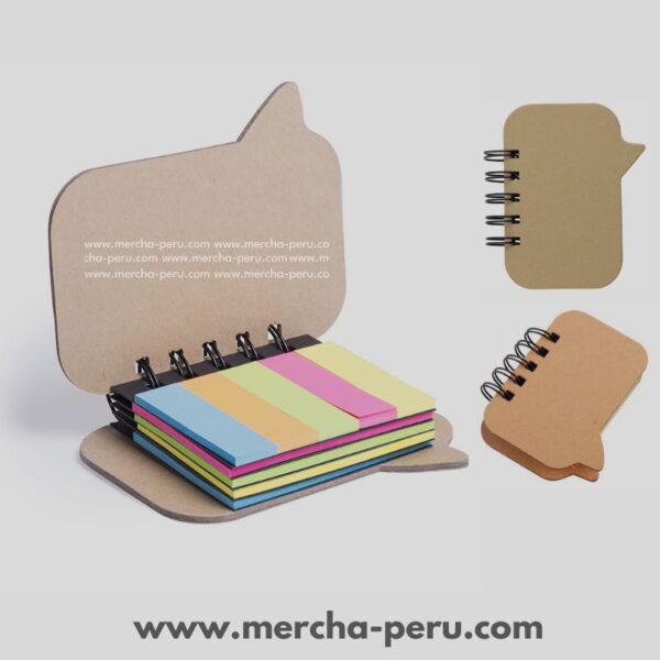 Portapostit en forma de Mensaje